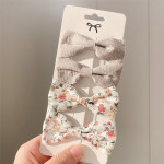 Cotton Linen Hair Clips