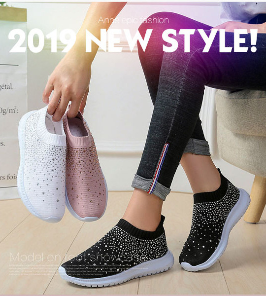 Crystal Fashion Womens Casual Shoes