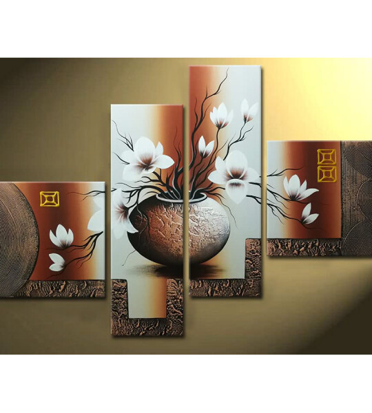 Stretched and Framed Hand painted Modern Canvas Wall Art