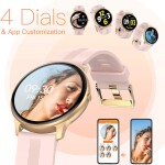 Smart Watch for Women, AGPTEK Smartwatch for Android and iOS Phones IP68 Waterproof Activity Tracker