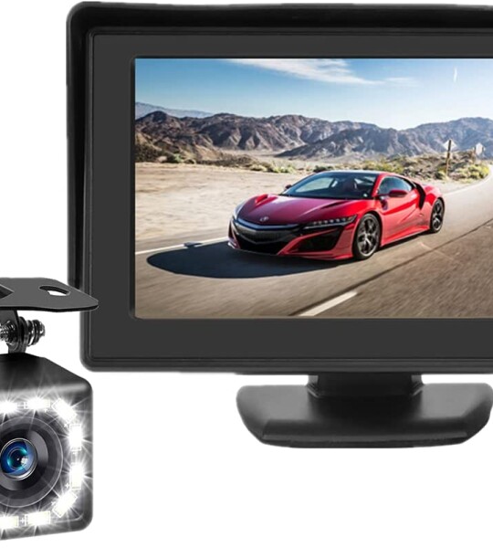 Wireless Backup Camera 4.3 Inch Car Monitor Rear View Camera