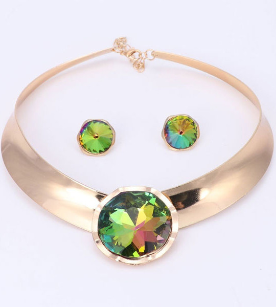 Earrings Necklace For Party Wedding