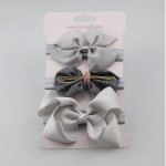 Elastic flower headband