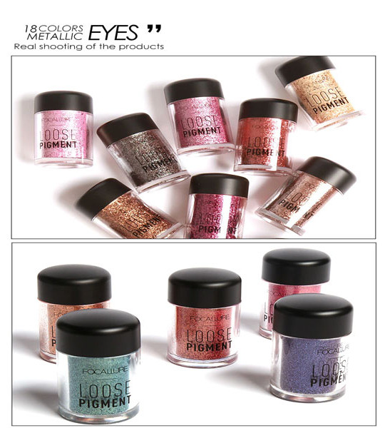 Eye Shadow 18 Colors Cosmetic Makeup, Lips Loose Makeup
