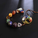 Tree of Life Chakra Wall Ornament Meditation Hanging Ornament Window Ornament for Home Decor