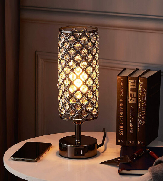 Crystal Table Desk Lamp for Home Decor