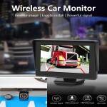 Wireless Backup Camera 4.3 Inch Car Monitor Rear View Camera