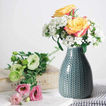 Ceramic Flower Vases Small Decorative Vase for Home, Living Room, Office