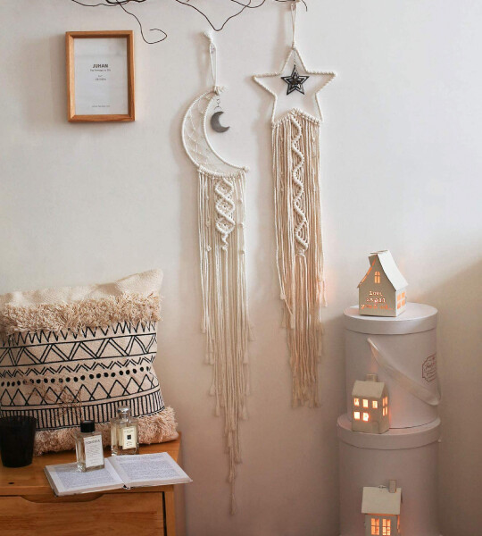 Star Moon Dream catcher For Home Wall Decor