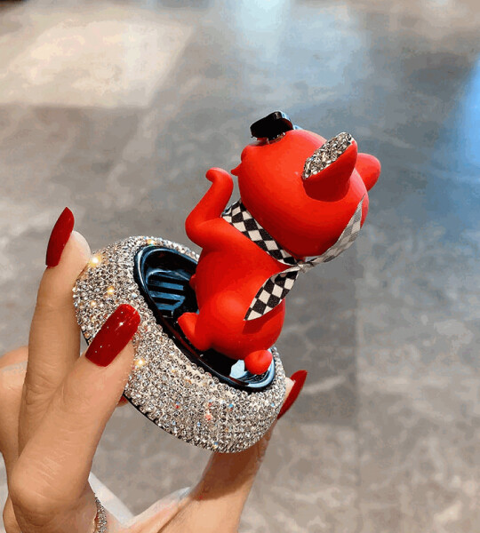 Personality Car Interior Decoration Ornaments Cartoon Cute Pet Lucky Dog Auto Perfume