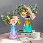 Glass Vase Modern Flower Vases for Rustic Home Decoration
