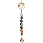Tree of Life Chakra Wall Ornament Meditation Hanging Ornament Window Ornament for Home Decor