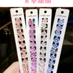 10Pcsset Small Flower Buckle Hair Claw Clamp Hairpins for Women Girls Fashion DIY Hair Styles Holder Hair Clip Hair Acce