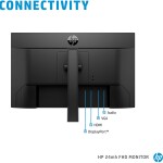 HP 24mh FHD Monitor - Computer Monitor with 23.8-Inch IPS Display (1080p) - Built-In Speakers and VESA Mounting - Height