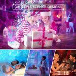 Galaxy Night Light Projector with Remote Control Bluetooth Music Speaker