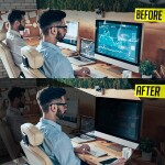 24 Inch 16:9 Aspect Ratio Computer Privacy Screen Filter for Widescreen Computer Monitor - Anti-Glare - Anti-Scratch Pro