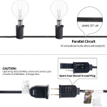 Outdoor String Hanging Light for Backyard Porch Balcony Party Decor