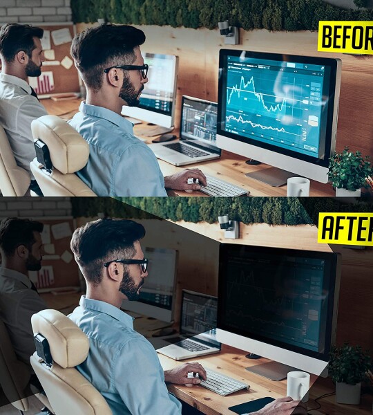 24 Inch 16:9 Aspect Ratio Computer Privacy Screen Filter for Widescreen Computer Monitor - Anti-Glare - Anti-Scratch Pro