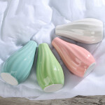 Small Ceramic Flower Vase Set for Home Decor Living Room, OfficeTable and Wedding
