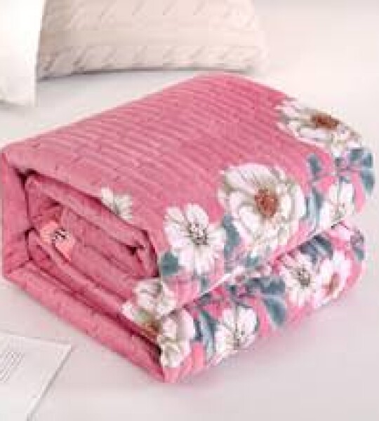 Warm Soft Crystal Velvet King Bedspread Blanket 200x230cm Stitching Bed Covers Mattress Not Including Pillowcase