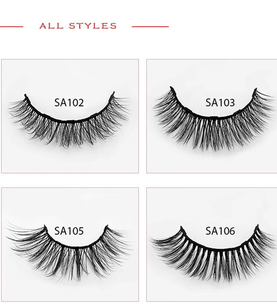 ISEEN 3D Mink Magnetic Eyelashes Waterproof