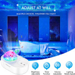 Galaxy Night Light Projector with Remote Control Bluetooth Music Speaker