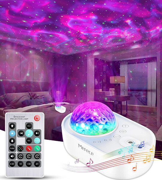 Galaxy Night Light Projector with Remote Control Bluetooth Music Speaker