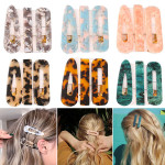 Leopard Acetate Vintage Hairpins