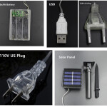 2/5/10M LED Snowflake String Fairy Lights Garland Christmas Tree New Year Room Valentine's Day Decoration Lighys USB Bat