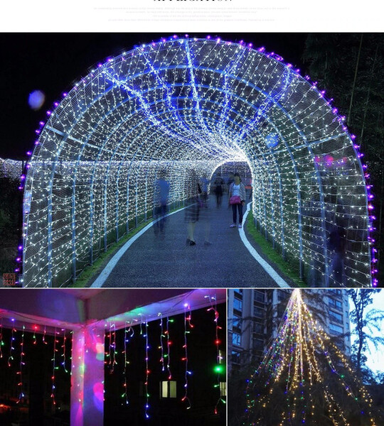 holiday led light ltring lhristmas lights lutdoor 50M 20M 10M EU US plug led string lights for party wedding garland dec