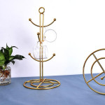 Metal Frame Stand Cup Hanging Kitchen Accessories