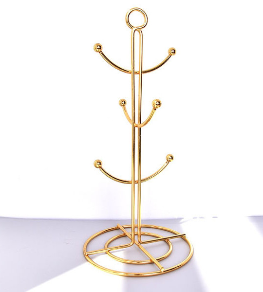 Metal Frame Stand Cup Hanging Kitchen Accessories