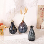 Small Ceramic Vase Set Decorative Modern Floral Vase for Home Decor