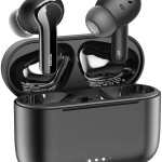 TOZO NC2 Hybrid Active Noise Cancelling Wireless Earbuds, in-Ear Detection Headphones, IPX6 Waterproof