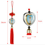 Car Pendant Jesus Cross Virgin Mary Picture Hanging Ornament Christian Automobiles Interior Decor