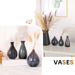 Small Ceramic Vase Set Decorative Modern Floral Vase for Home Decor