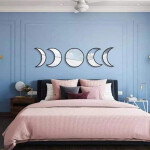 Acrylic Wall Mirror Interior Decoration for Home  Decorative (Not Actual Mirror)