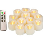 Flameless Candles, Realistic Flickering Votive Candle Tea Light Battery Operated For Home Decor