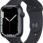 Apple Watch Series 7 [GPS 45mm] Smart Watch w/ Midnight Aluminum Case with Midnight Sport Band  Fitness Tracker