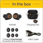 Jabra Elite 85t True Wireless Bluetooth Earbuds, Copper Black – Advanced Noise-Cancelling Earbuds with Superior Sound