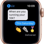 Apple Watch Series 6 (GPS, 40mm) - Gold Aluminum Case with Pink Sand Sport Band (Renewed)