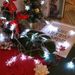 2/5/10M LED Snowflake String Fairy Lights Garland Christmas Tree New Year Room Valentine's Day Decoration Lighys USB Bat