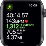 (Refurbished) Apple Watch Series 5 (GPS + Cellular, 44MM) - Space Gray Aluminum Case with Black Sport Band