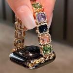 Elasticity Diamond Band for iWatch Ultra 10 9 8 7 6 5 SE 4 – Metal Women Strap for Apple Watch 38mm 40mm 41mm 42mm 45mm 46mm 49mm.