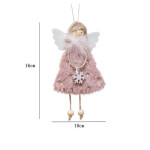 New Year Angel Doll Christmas Tree Hanging Ornaments Décor Christmas Elk Pendants Decoration For Home 2022 Car Ornament