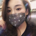 Sparkly Rhinestone Mask