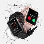 (Refurbished) Apple Watch Series 3 (GPS, 38MM) - Silver Aluminum Case with White Sport Band