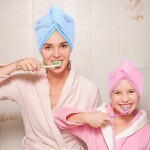 YoulerTex Microfiber Hair Towel Wrap for Women, 2 Pack 10 inch X 26 inch, Super Absorbent Quick Dry Hair Turban for Dry.