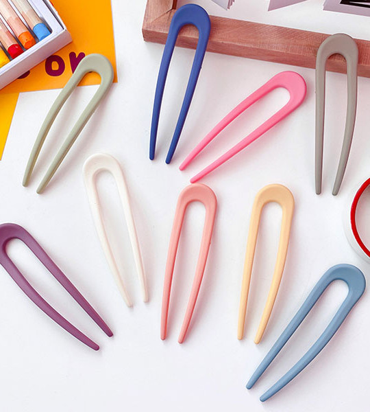 U-shaped Plastic Hair Sticks