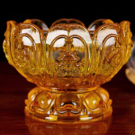 Oil Lamps for Indoor use with Home Buddha Front Light Kerosene lamp Pure Paraffin oil Candle Holder